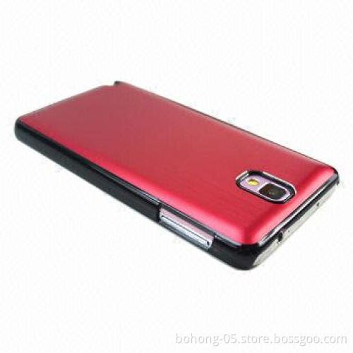 PC Cases for Note 3, Metal Sticking, 7 Colors Available, Can Make for iPhone or Samsung, Hot Mold